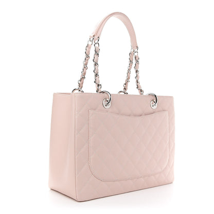 Chanel Caviar Quilted Grand Shopping Tote GST Light Pink 2 of 9