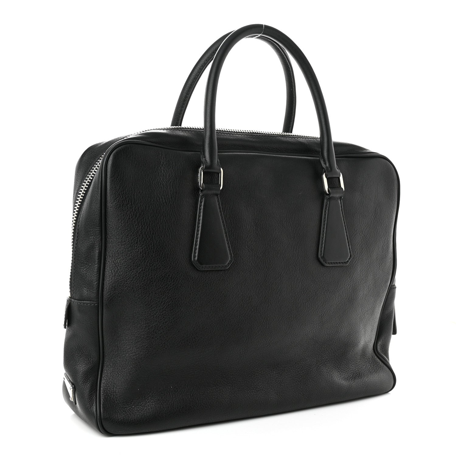 Prada Vitello City Briefcase Black 3 of 10