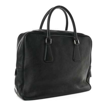 Prada Vitello City Briefcase Black 3 of 10