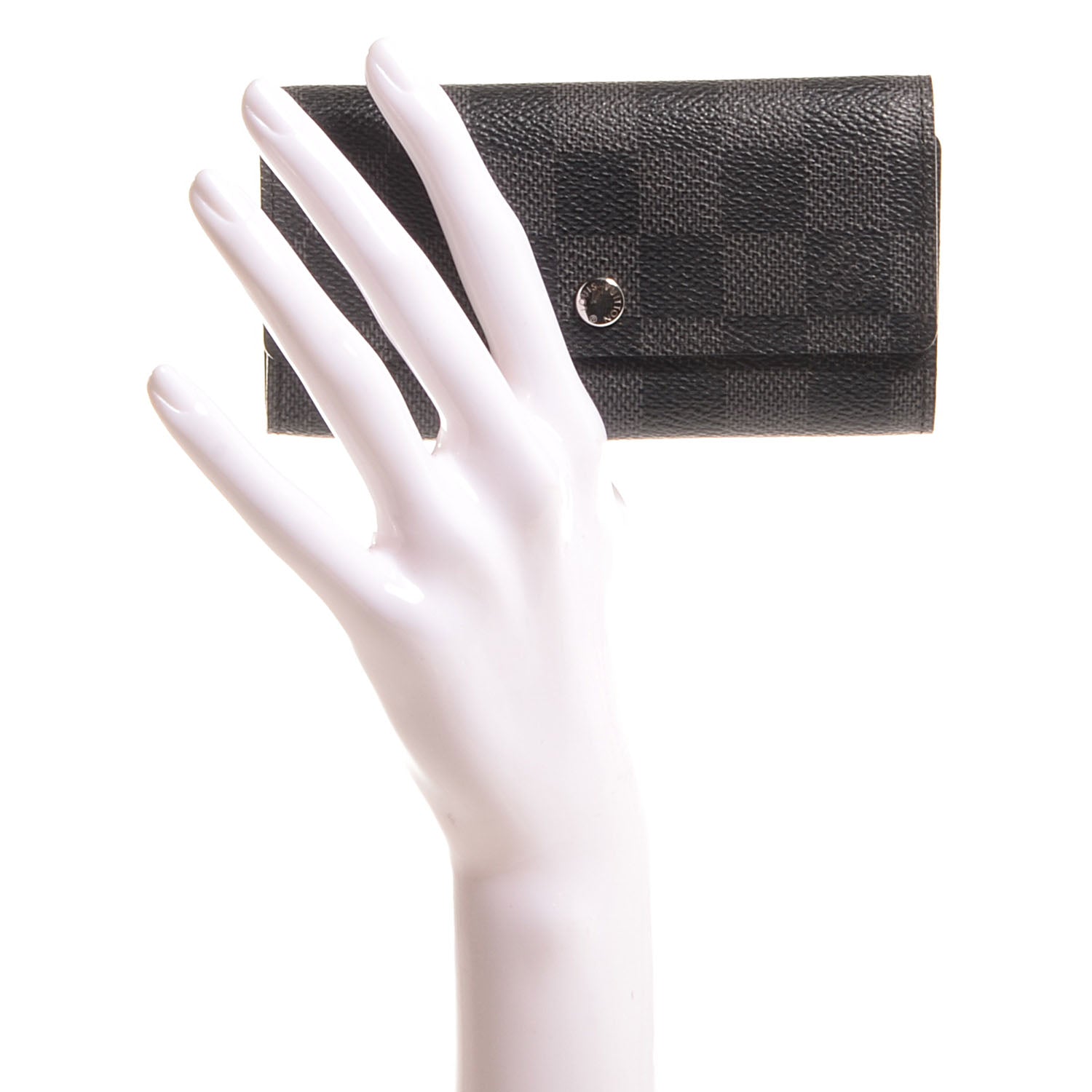 Louis Vuitton Damier Graphite Car Key Holder 2 of 8