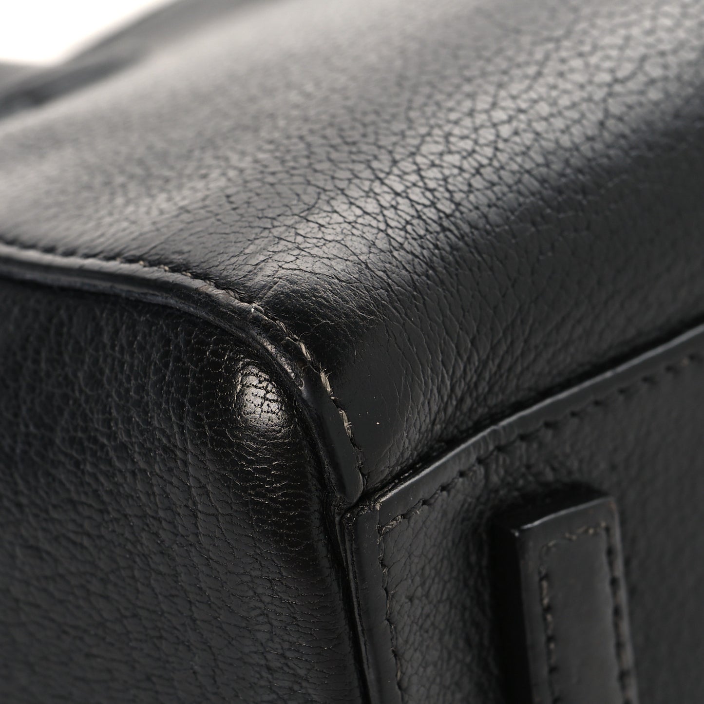 Sugar Goatskin Mini Antigona Black