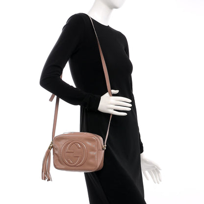 Gucci Vernice Naplack Small Soho Disco Bag Dark Cipria 2 of 8
