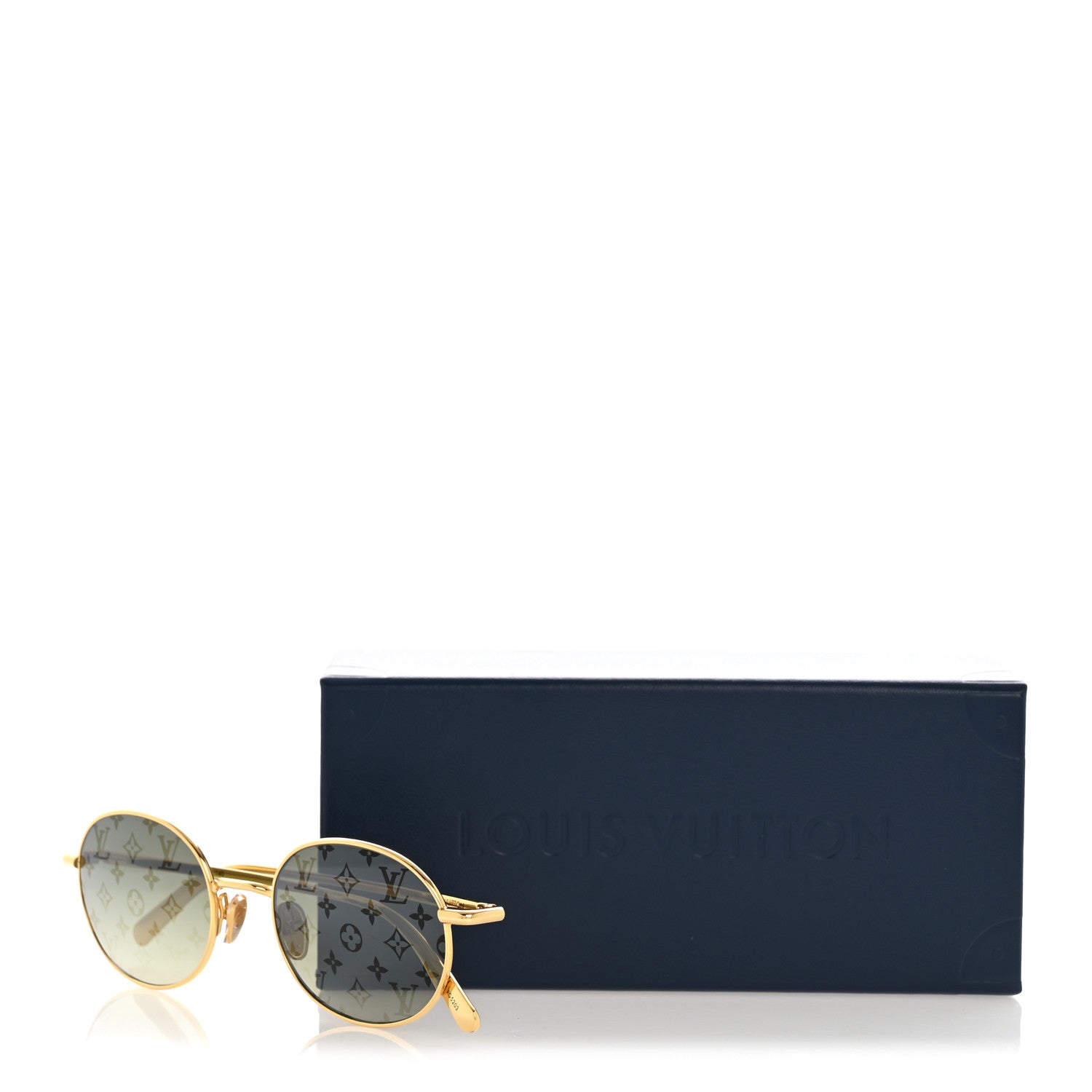 Louis Vuitton LV Bright Round Sunglasses Green 8 of 8