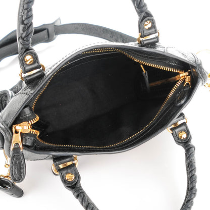 Balenciaga Agneau Giant 12 Gold Hardware Mini City Black 5 of 7