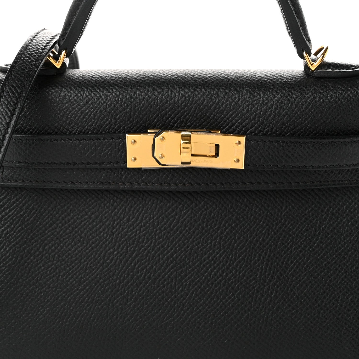 Hermes Epsom Mini Kelly Sellier 20 Black Black 7 of 10