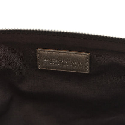 Bottega Veneta Metallic Nappa Intrecciato Zip Pouch Fume 6 of 6
