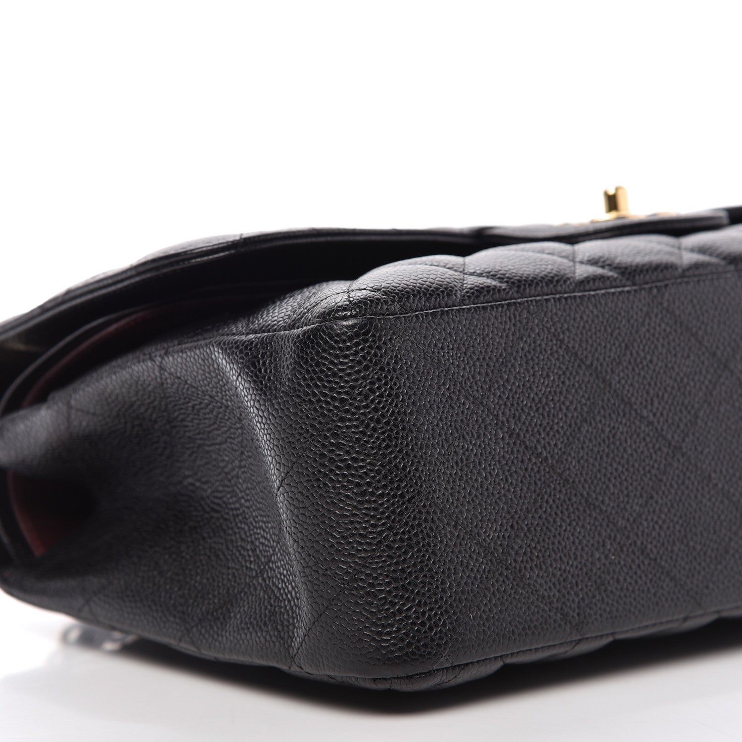 Chanel Caviar Quilted Jumbo Double Flap Black 6 of 11