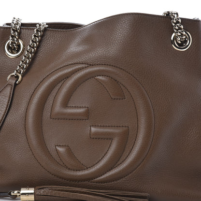 Gucci Cellarius Calfskin Medium Soho Chain Shoulder Bag Acero 10 of 10