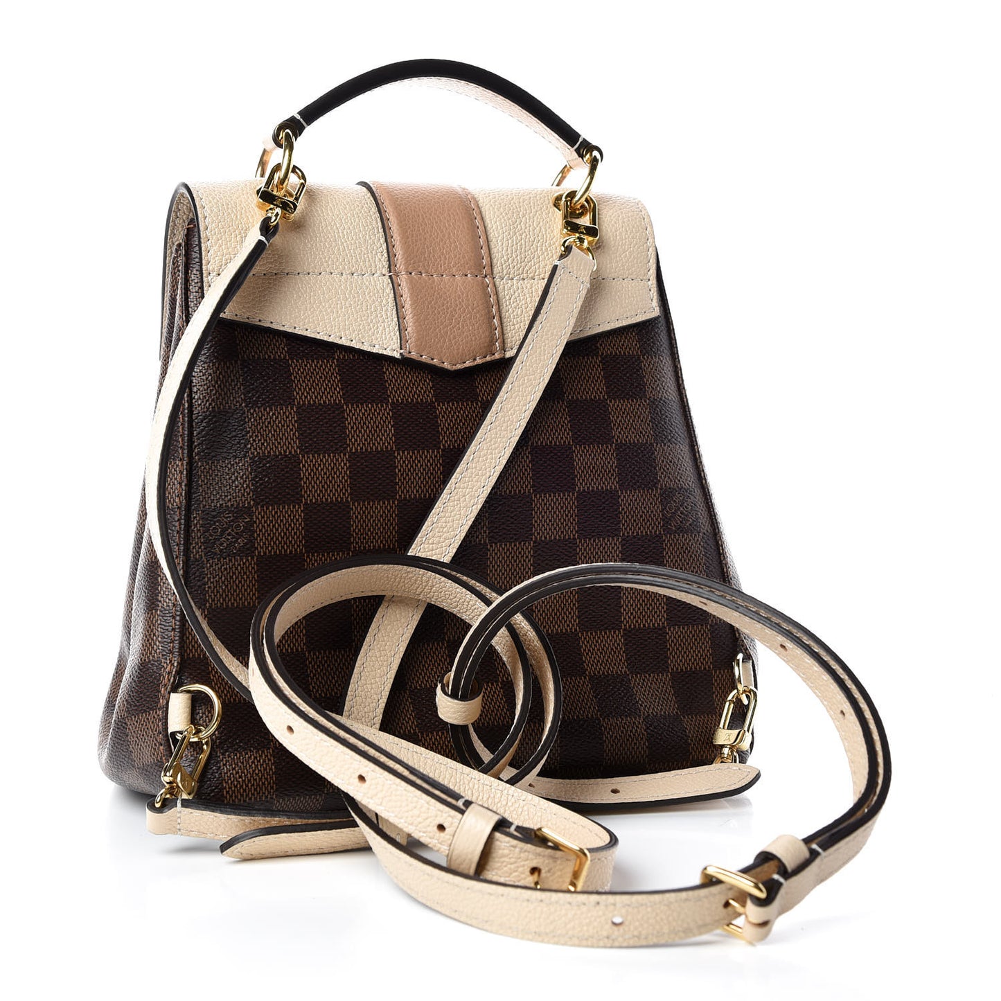 Damier Ebene Clapton Backpack Creme