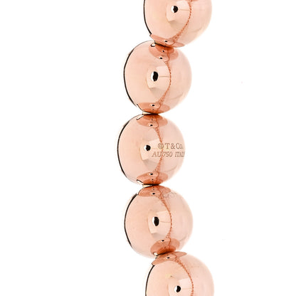 Tiffany 18K Rose Gold 8mm HardWear Ball Beaded Bracelet 3 of 3