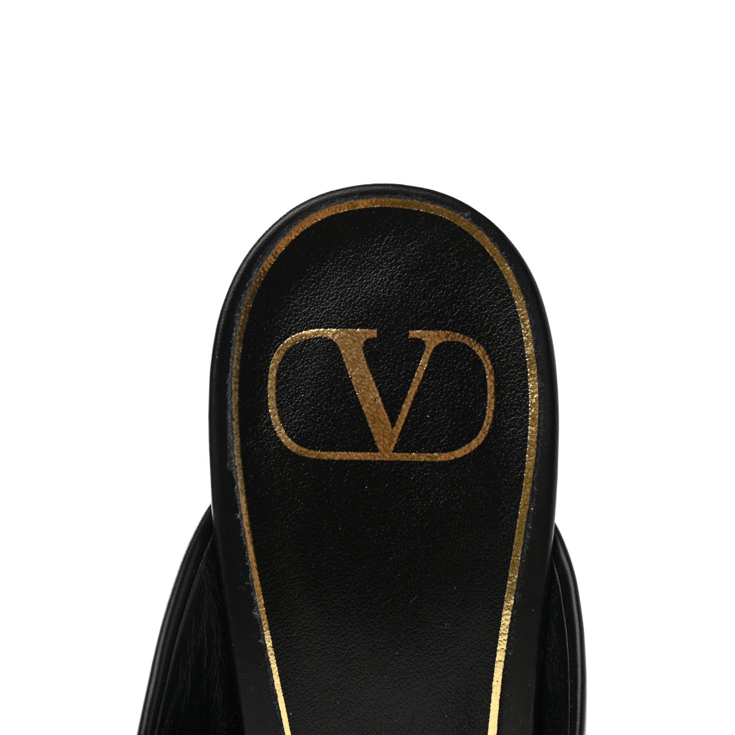 Valentino Garavani Calfskin Roman Stud 65mm Mules 38 Black 7 of 9
