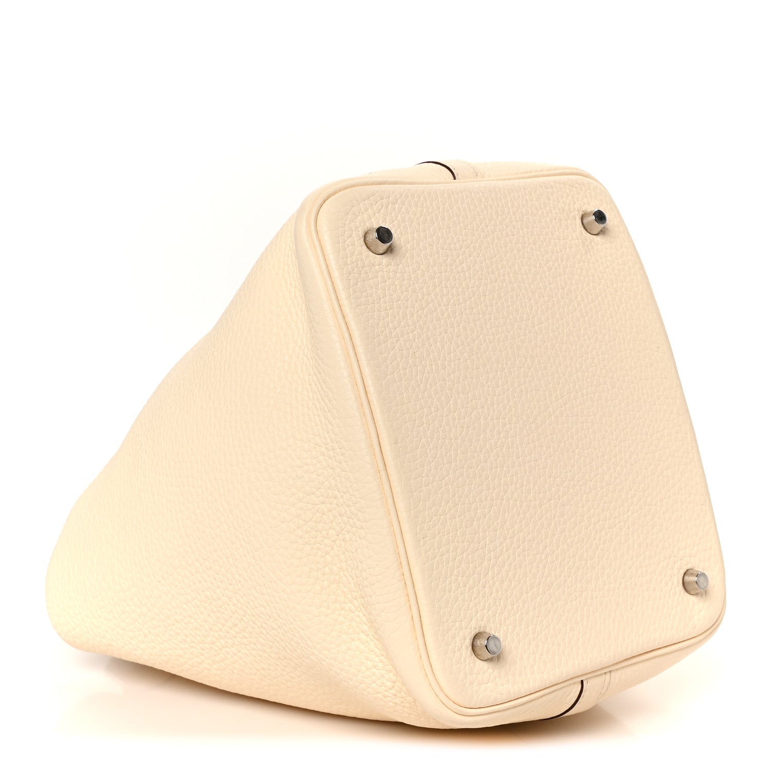 Hermes Taurillon Clemence Picotin Lock 22 MM Nata 4 of 10