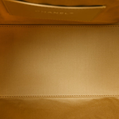 Chanel Metallic Aged Calfskin Quilted Small Chanel 25 Handbag Gold 5 of 15