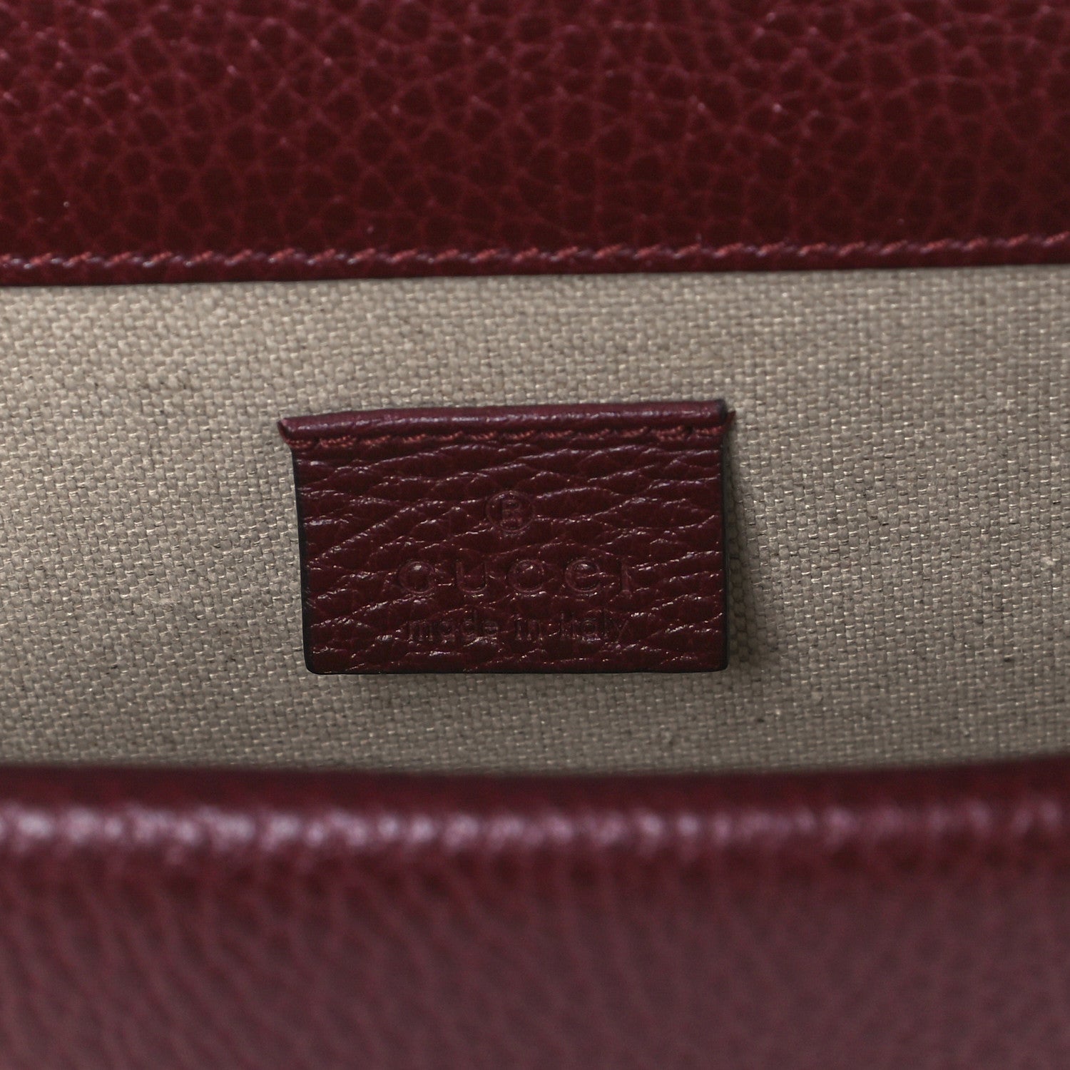 Gucci Dollar Calfskin Crystal Mini Dionysus Shoulder Bag Vintage Bordeaux 6 of 13