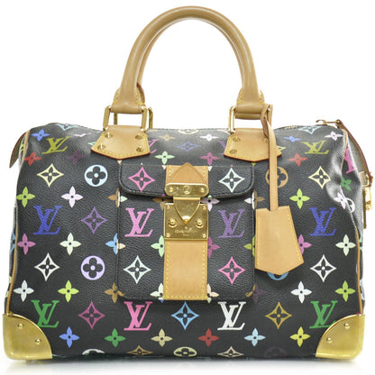 Louis Vuitton Monogram Multicolor Speedy 30 Black 1 of 9