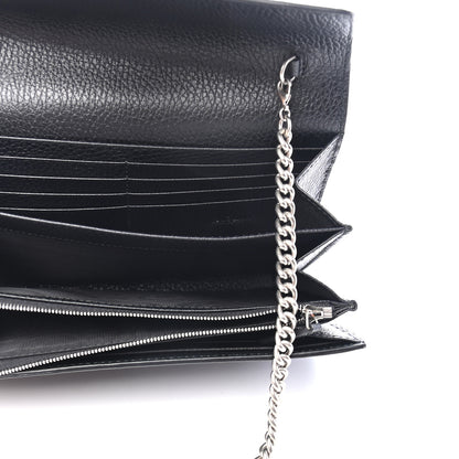 Gucci Calfskin Mini Dionysus Chain Wallet Black 5 of 10