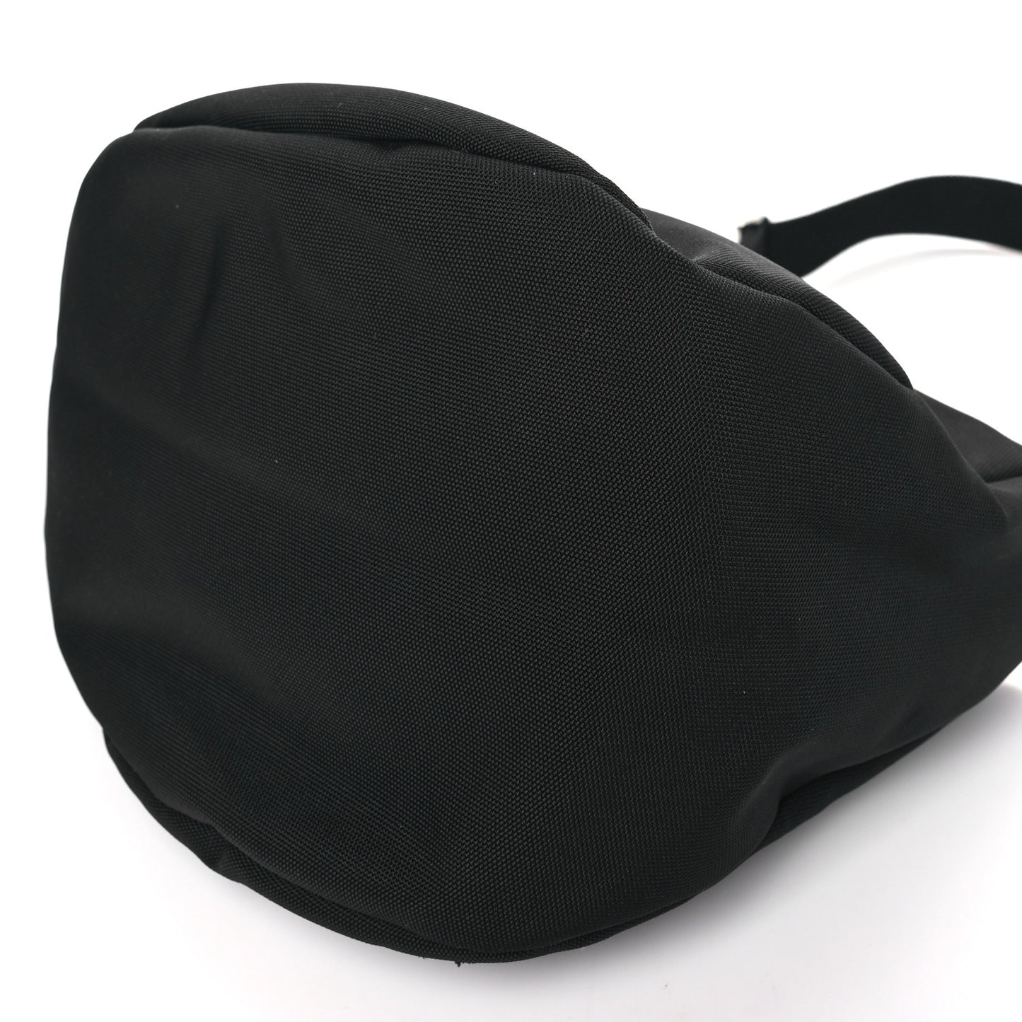 Nylon Small Slouchy Banana Bag Black