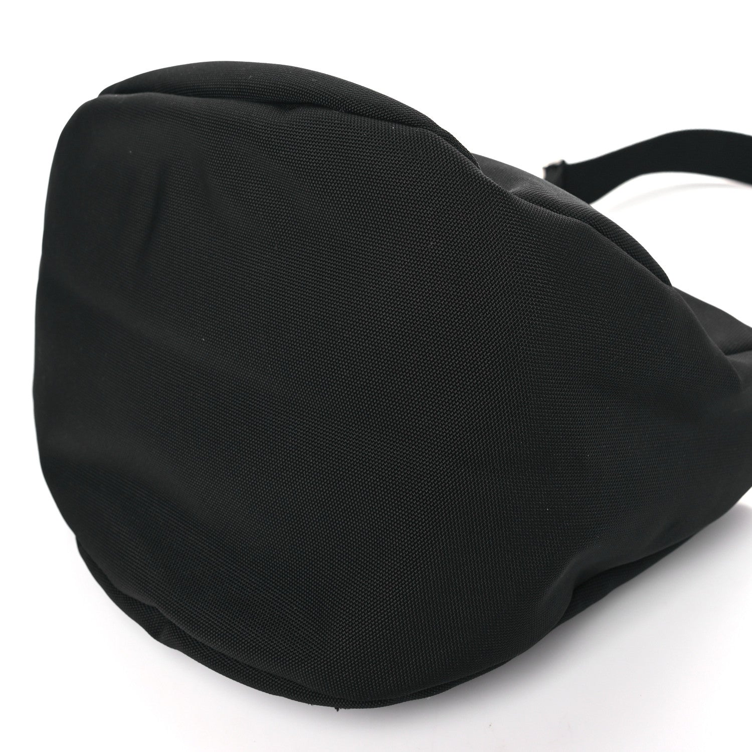 The Row Nylon Small Slouchy Banana Bag Black 7 of 8