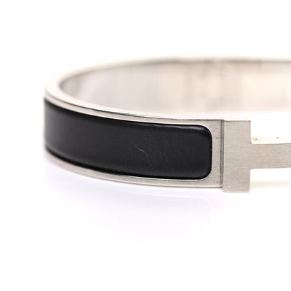 Hermes Matte Enamel Narrow Clic Clac HH Bracelet GM Black 5 of 5