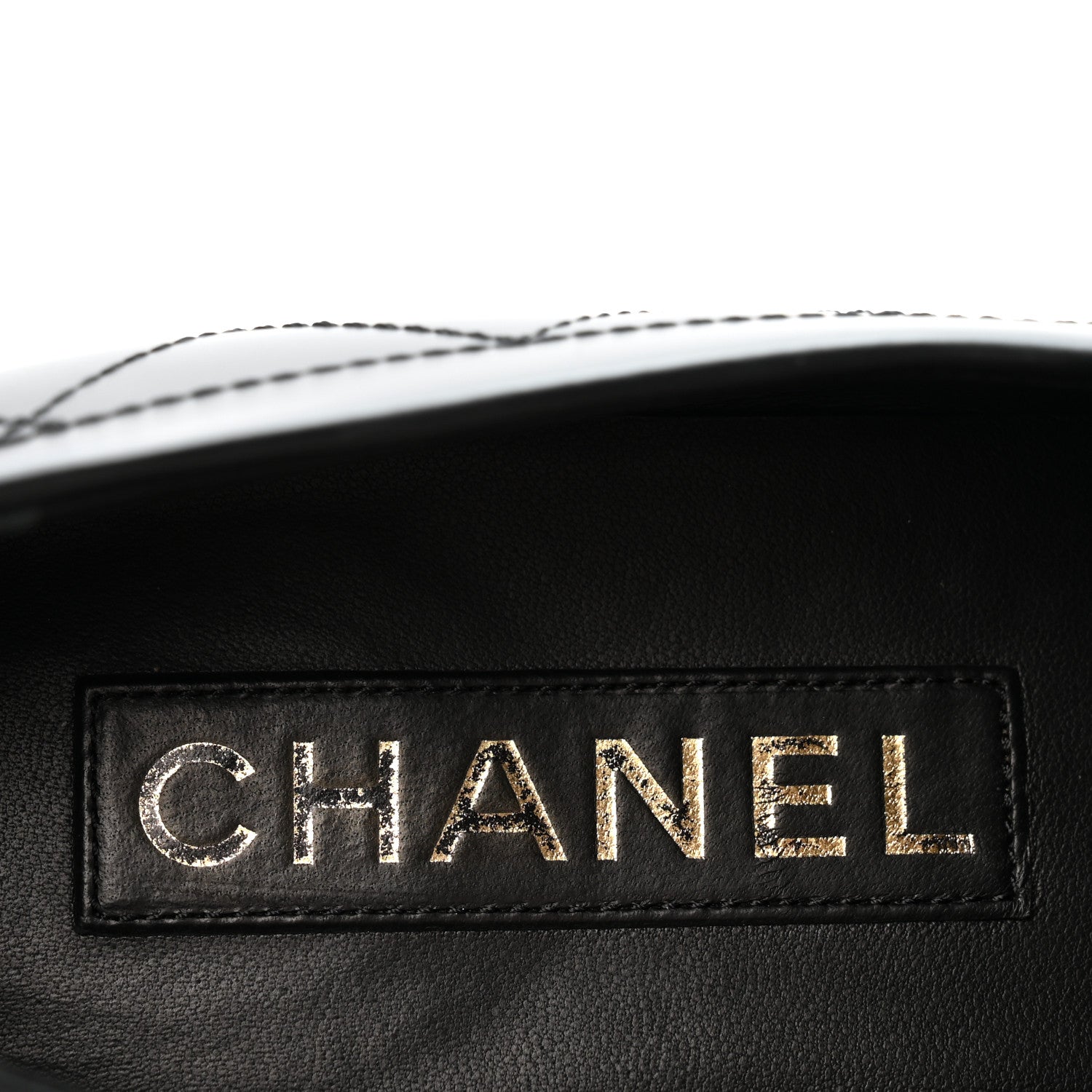 Chanel Calfskin Stitched CC Loafers 39 Black 8 of 10