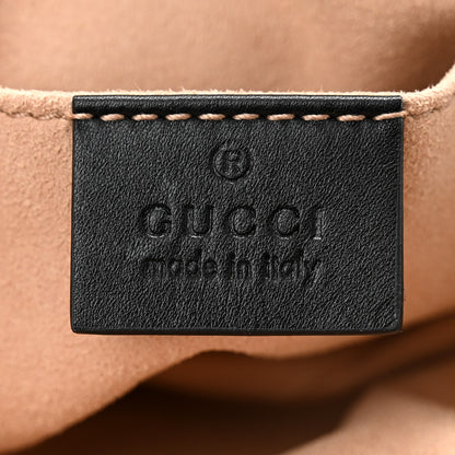 Gucci Calfskin Matelasse GG Marmont Belt Bag 85 34 Black 6 of 11