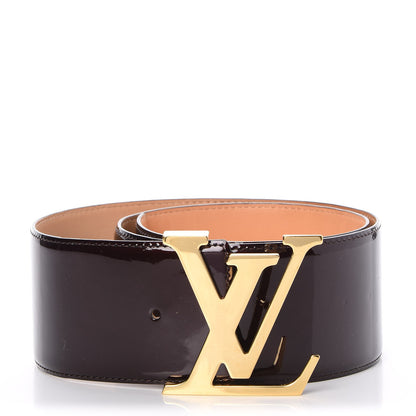 Louis Vuitton Patent LV Facettes Belt 75 30 Amarante 1 of 8