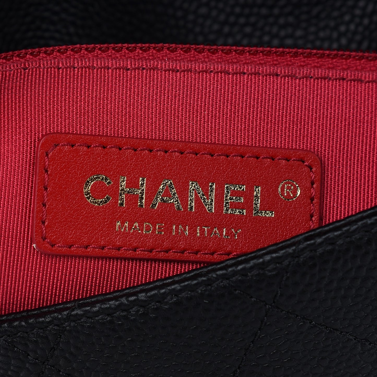 Caviar Quilted Small City Walk Flap Black