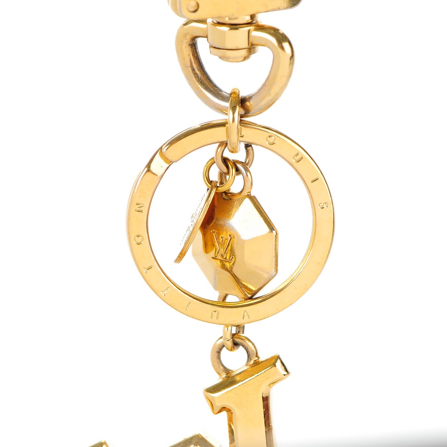 Louis Vuitton LV Facettes Key Holder Gold 5 of 6