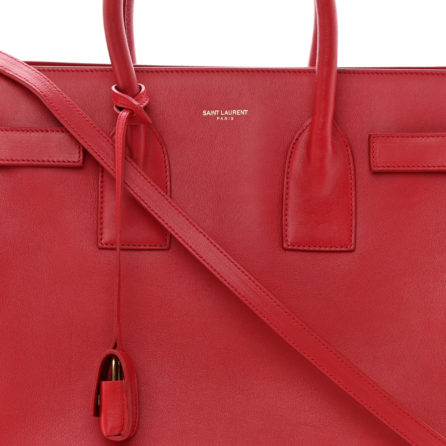Calfskin Small Sac De Jour Lipstick Red