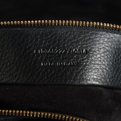 Saint Laurent Calfskin Suede Large Muse Two Black 8 of 9