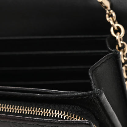 Gucci Soft Microguccissima Dice Chain Wallet Black 11 of 14