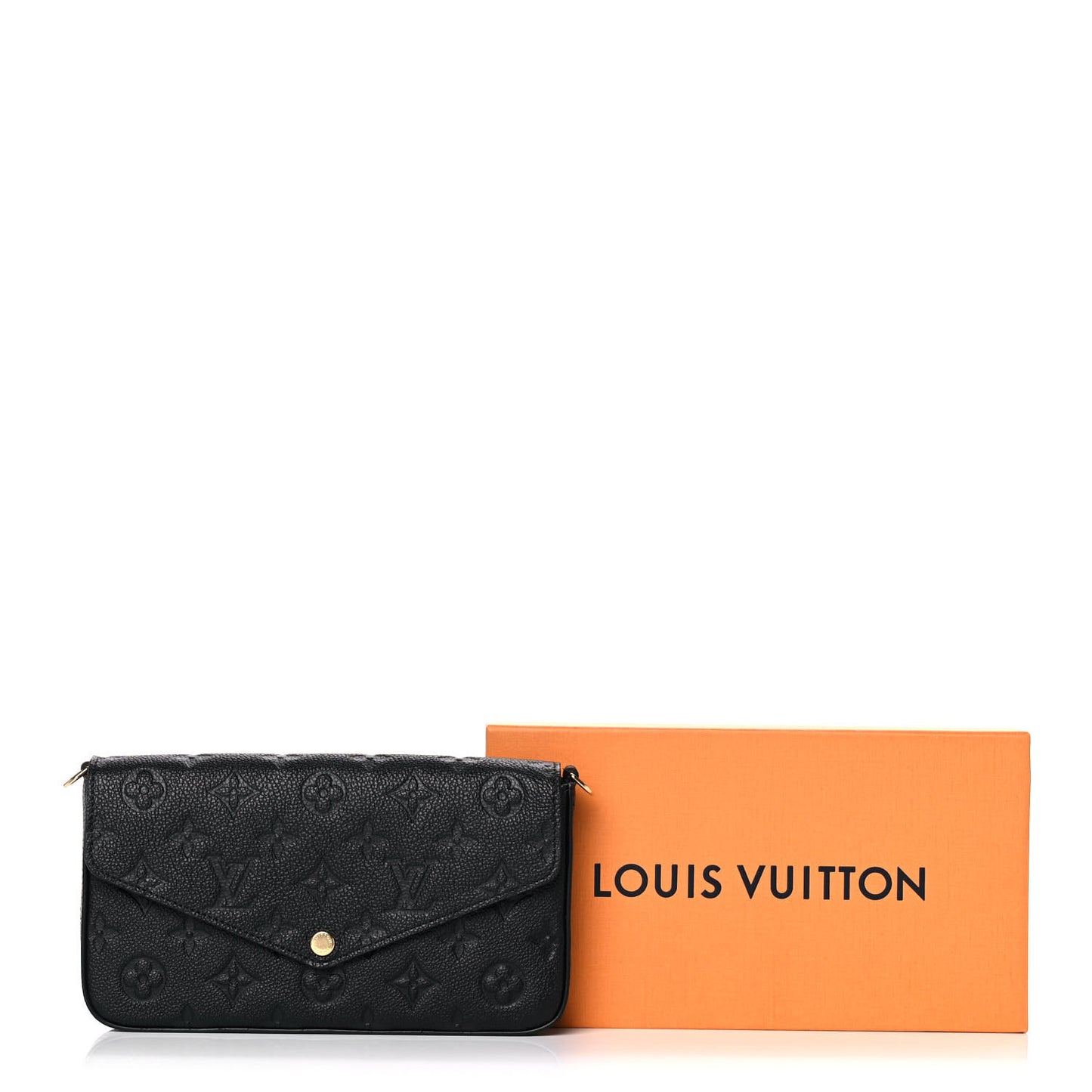 Empreinte Pochette Felicie Chain Wallet Black