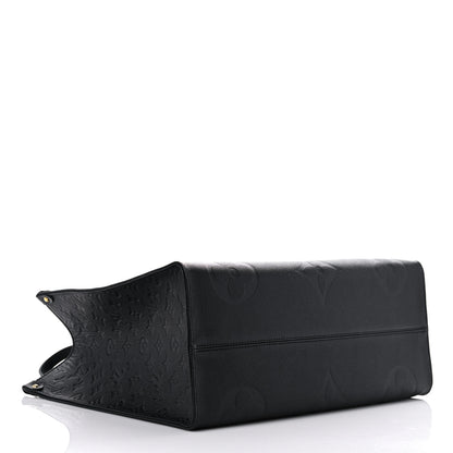 Louis Vuitton Empreinte Monogram Giant Onthego GM Black 4 of 10