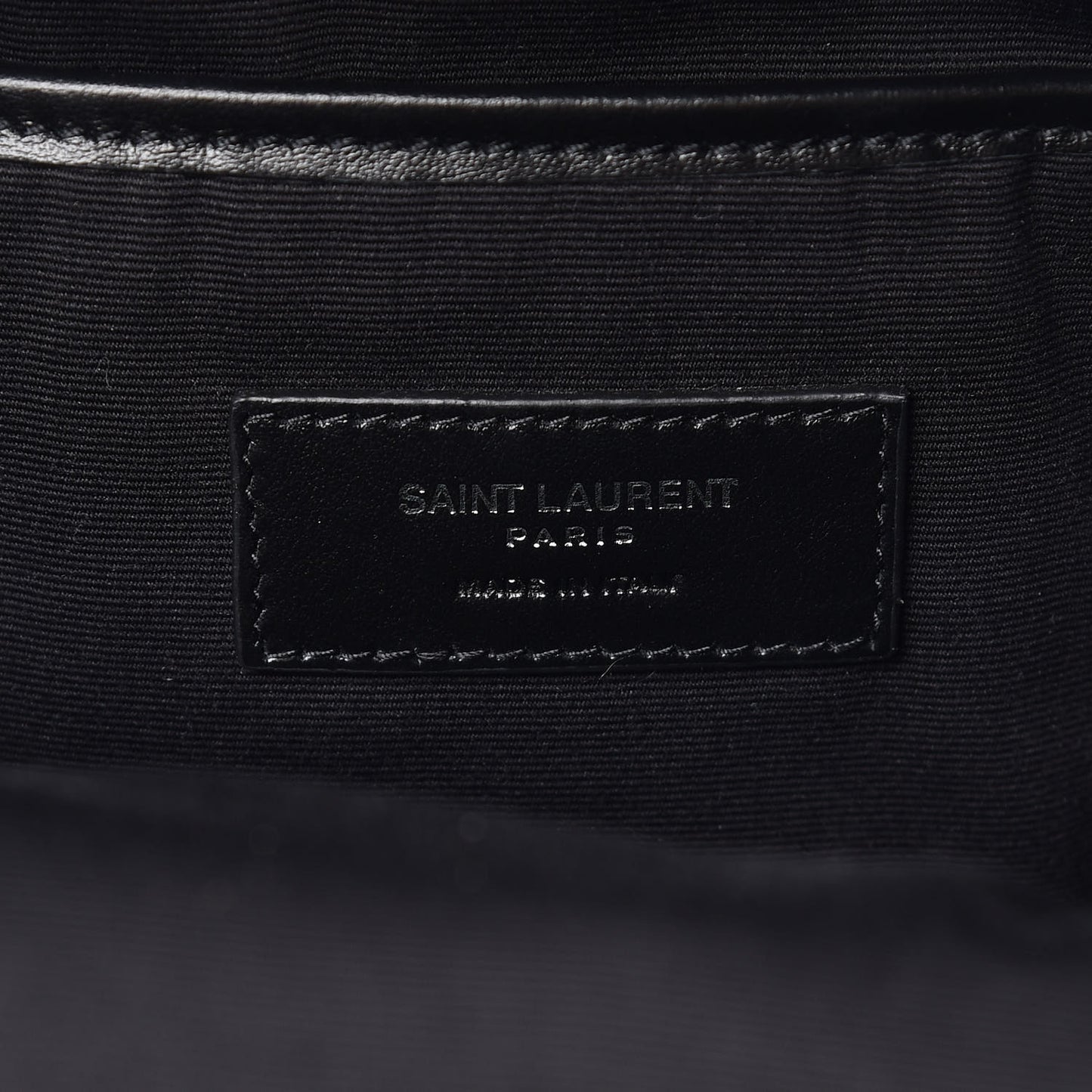 Canvas Signature Embroidered Mini City Backpack Black