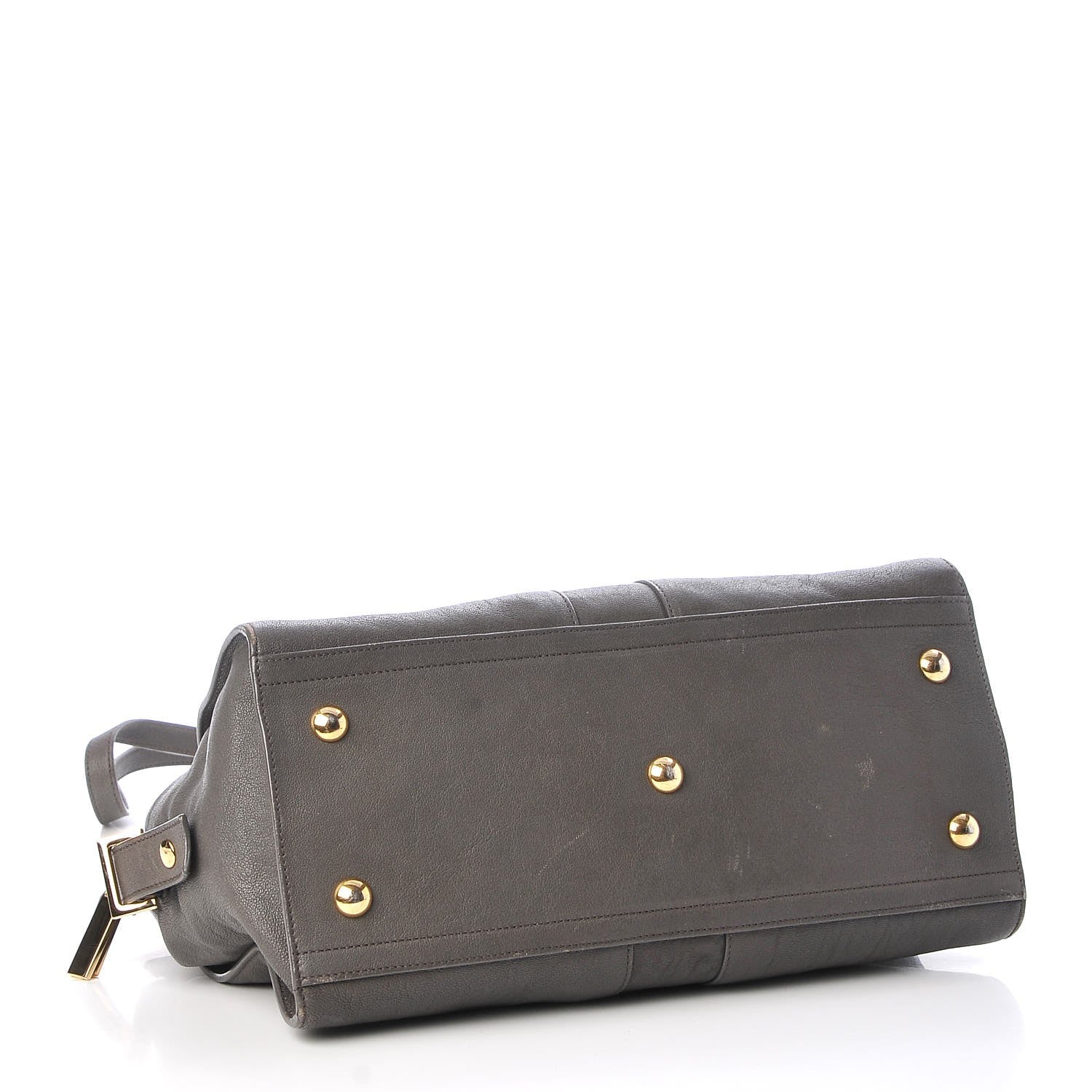 Saint Laurent Sheepskin Small Cabas ChYc Grey 4 of 15