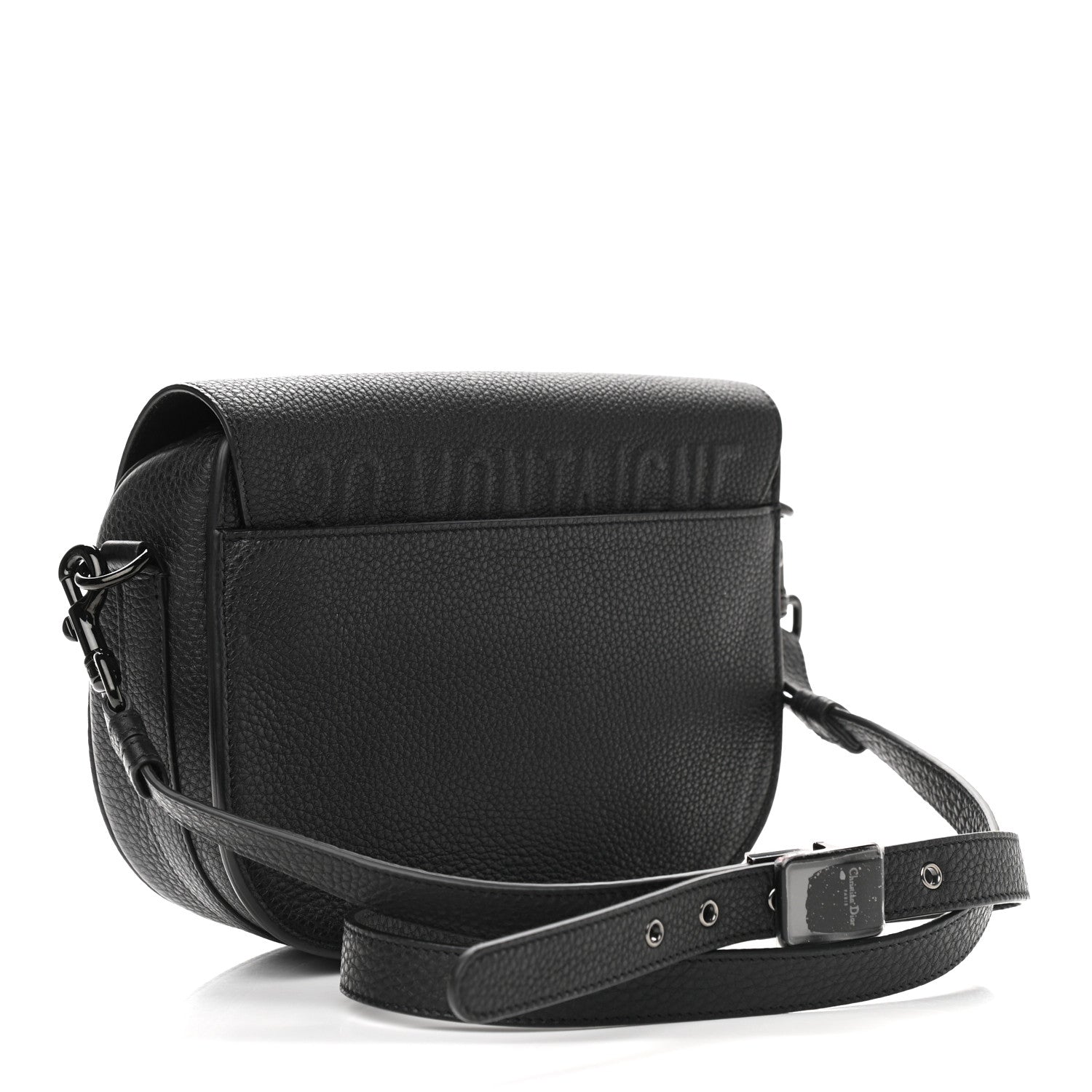 Christian Dior Grained Calfskin Medium Bobby Flap Black 3 of 9