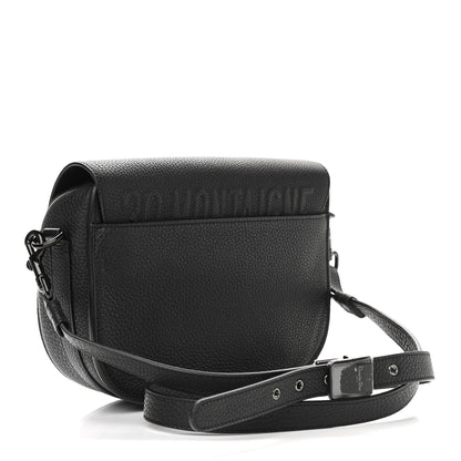 Christian Dior Grained Calfskin Medium Bobby Flap Black 3 of 9