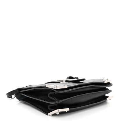 Prada Glace Calf Large Soft Cahier Bag Black Astrale 4 of 12