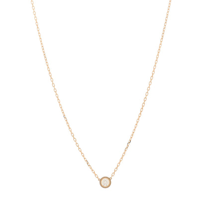 Cartier 18K Pink Gold Diamond LM D'Amour Pendant Necklace 1 of 6