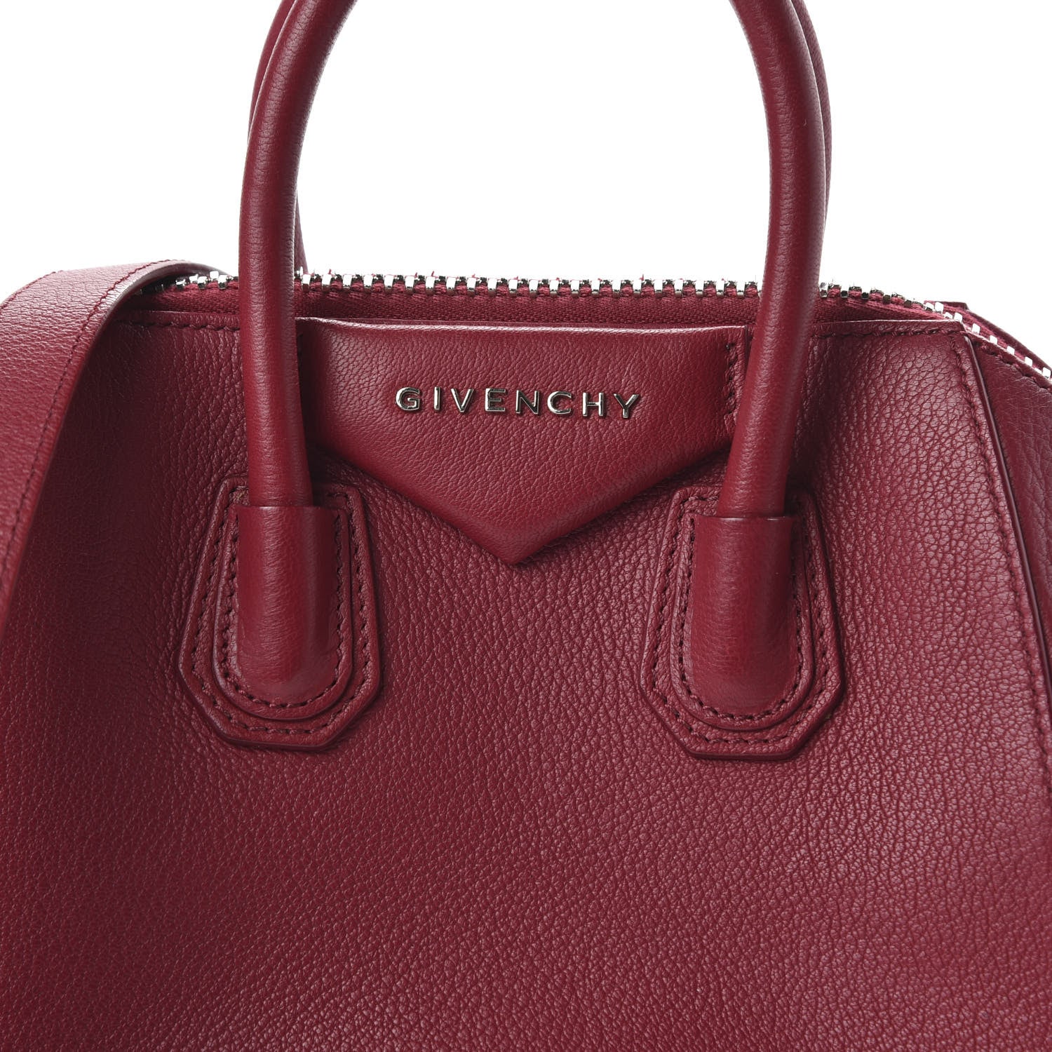 Givenchy Sugar Goatskin Mini Antigona Raspberry 10 of 10