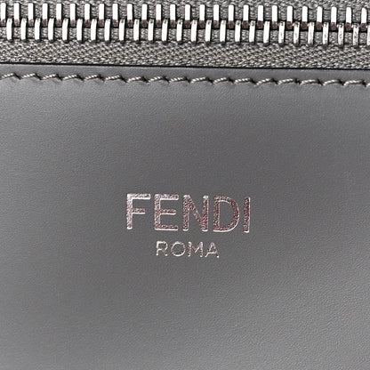 Fendi Cuoio Romano Vitello Cover Monochrome Medium Peekaboo I SEE U Satchel Argilla Black 6 of 8