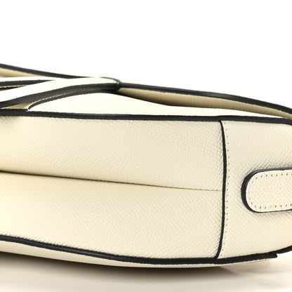 Christian Dior Grained Calfskin Saddle Bag With Strap Latte 9 of 9