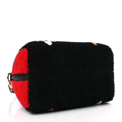 Louis Vuitton Monogram Teddy Speedy Bandouliere 25 Red 4 of 8