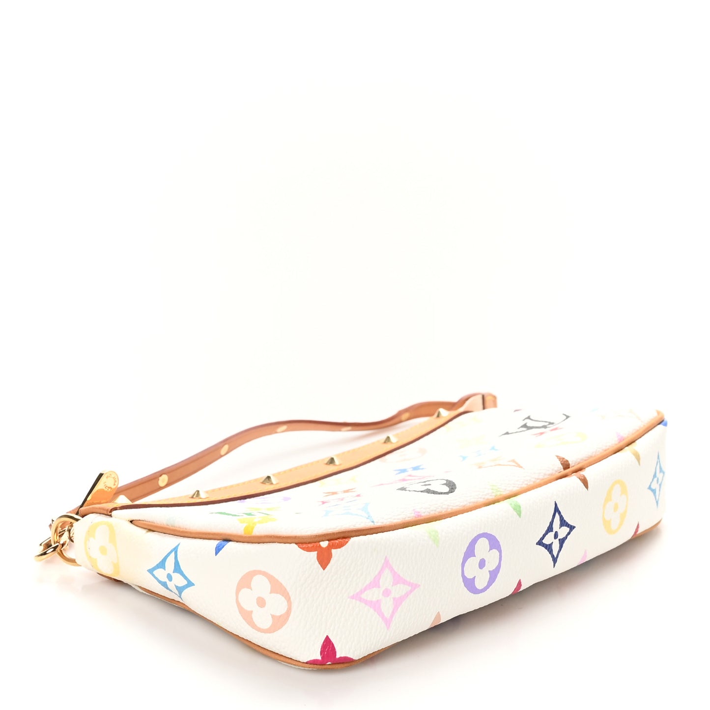 Monogram Multicolor Pochette Accessories White