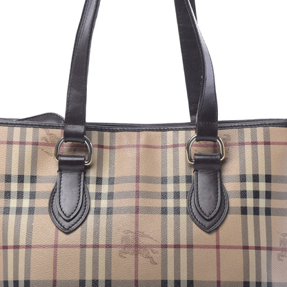 Burberry Haymarket Check Medium Regent Tote Chocolate 10 of 15