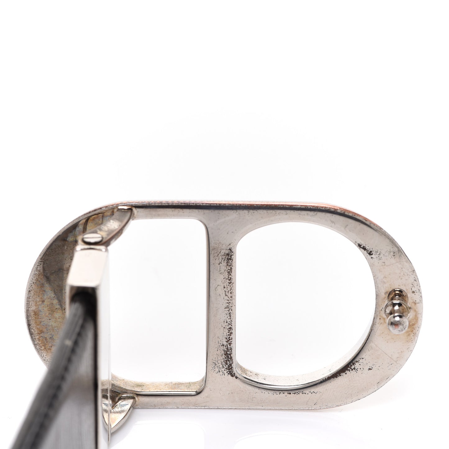 Calfskin 30 Montaigne Reversible Belt 85 Black Dark Brown