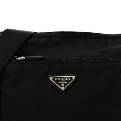 Prada Nylon Vela Messenger Bag Black 8 of 10