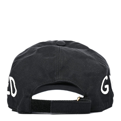 Gucci Cotton Loved Gucci Baseball Hat XL Black 3 of 4