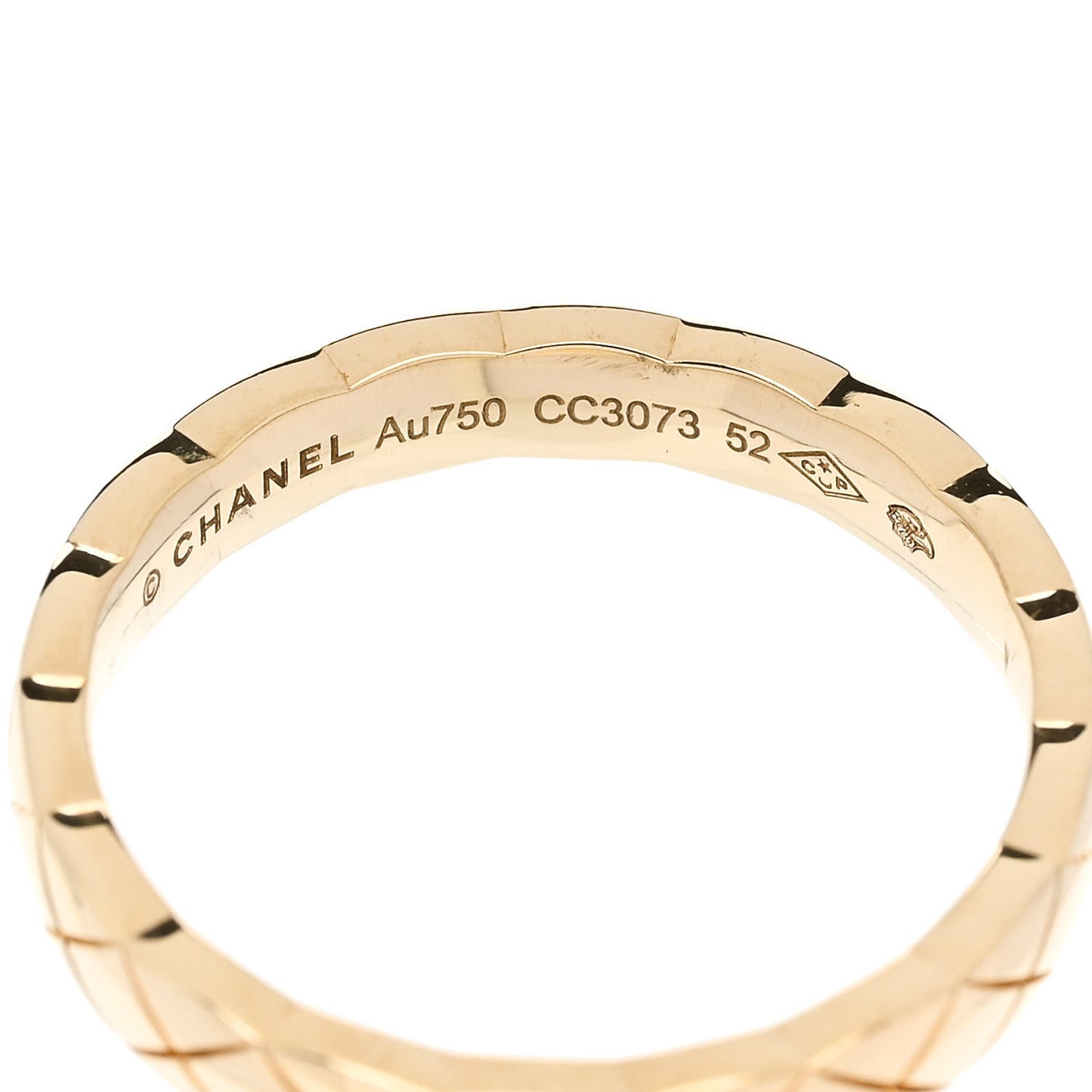 18K Yellow Gold Mini Coco Crush Ring 52 6