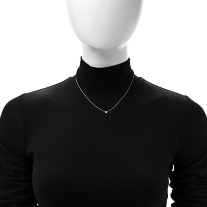 Tiffany 18K Yellow Gold Diamond .08ct Elsa Peretti Diamonds by the Yard Pendant Necklace 2 of 7
